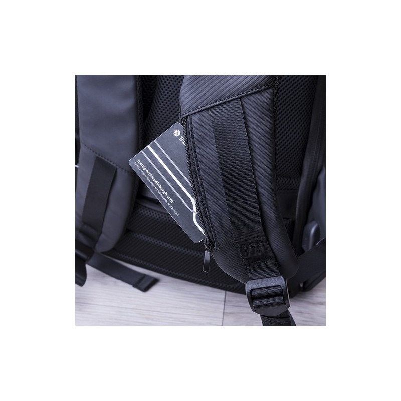 Sac à Dos Antivol Pratique et Élégant Personnalisé Ranley pas cher Matières : polyester Couleurs : gris cadeau client original