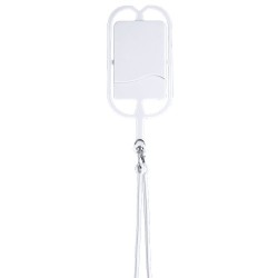 Lanyard Pratique et Stylé Personnalisé Veltux Matières : silicone Couleurs : blanc cadeau entreprise pas cher