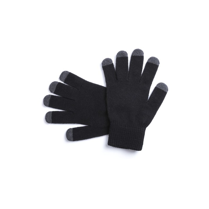 Gant Tactile Personnalisé Élégant Pratique pas cher Tellar Matières : acrylique Couleurs : gris
