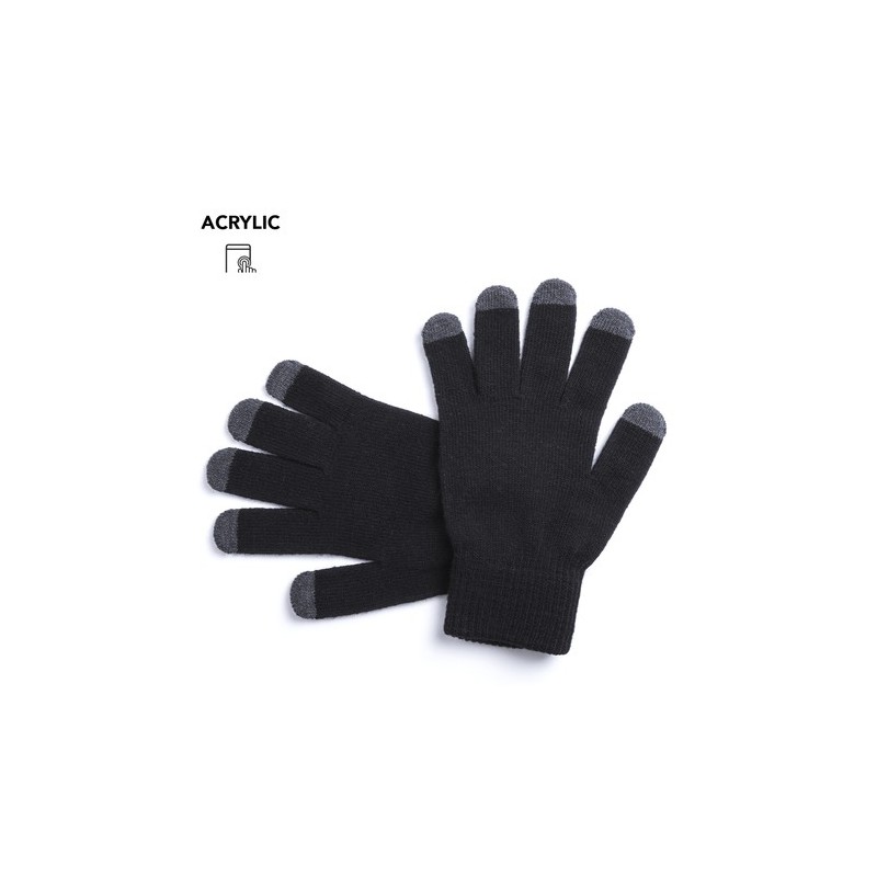 Gant Tactile Personnalisé Élégant Pratique pas cher Tellar Matières : acrylique Couleurs : gris cadeau entreprise pas cher