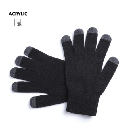 Gant Tactile Personnalisé Élégant Pratique pas cher Tellar Matières : acrylique Couleurs : gris cadeau entreprise pas cher