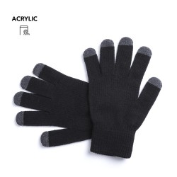 Gant Tactile Personnalisé Élégant Pratique pas cher Tellar Matières : acrylique Couleurs : gris goodies publicitaire événementie