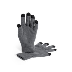 Gant Tactile Personnalisé Élégant Pratique pas cher Tellar Matières : acrylique Couleurs : gris objet promotionnel éco-responsab