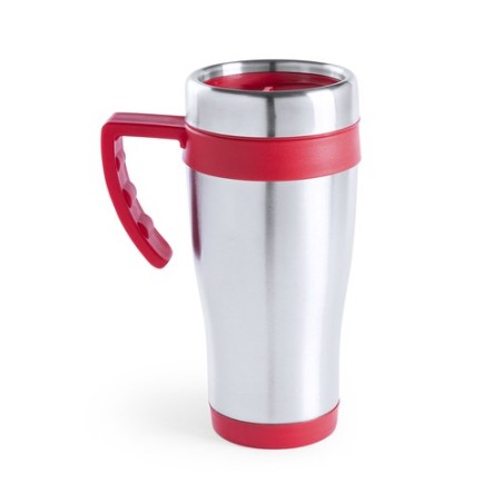 Tasse Isotherme Thermique Personnalisée Carson Matières : acier inoxydable Couleurs : noir objet promotionnel éco-responsable