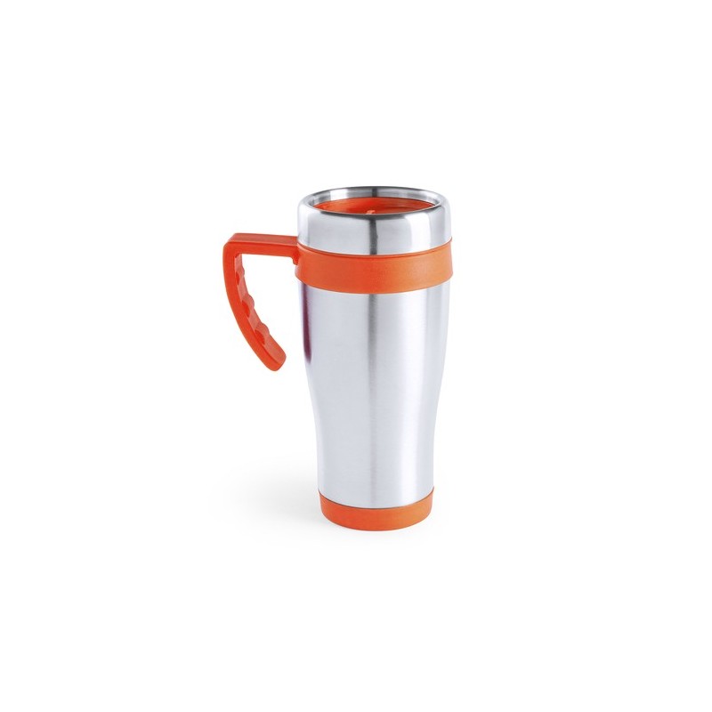 Tasse Isotherme Thermique Personnalisée Carson Matières : acier inoxydable Couleurs : bleu marquage laser ultra précis