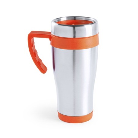 Tasse Isotherme Thermique Personnalisée Carson Matières : acier inoxydable Couleurs : bleu marquage laser ultra précis