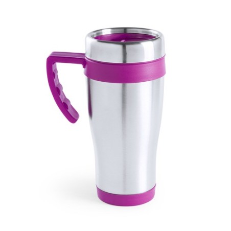 Tasse Isotherme Thermique Personnalisée Carson Matières : acier inoxydable Couleurs : bleu objet promo petit budget