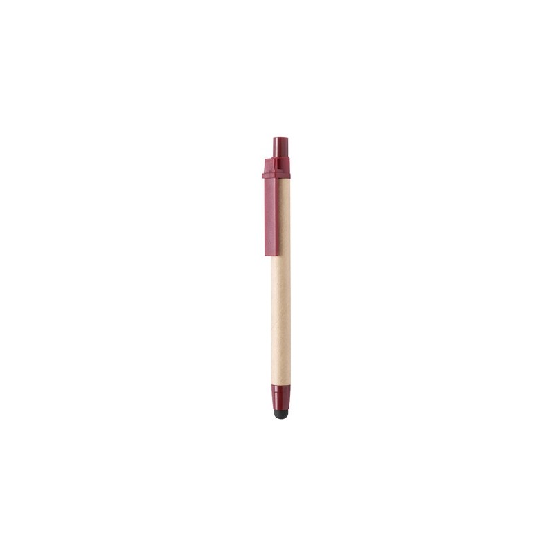 Stylet Bille Éco-responsable Personnalisé Pratique Économique - Than Matières : carton recyclé Couleurs : vert marquage laser ul