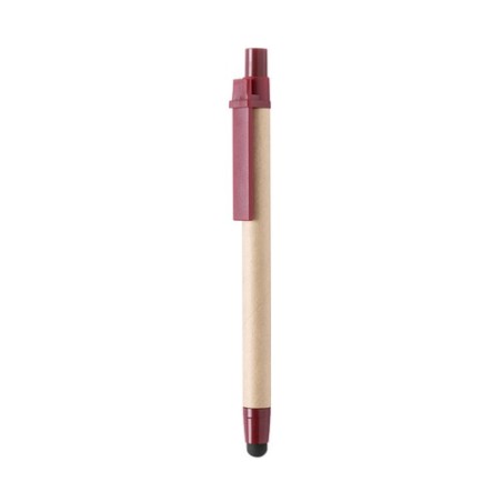 Stylet Bille Éco-responsable Personnalisé Pratique Économique - Than Matières : carton recyclé Couleurs : vert marquage laser ul