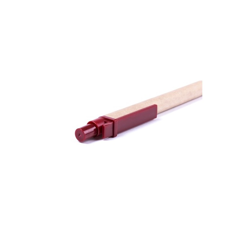 Stylet Bille Éco-responsable Personnalisé Pratique Économique - Than Matières : carton recyclé Couleurs : vert personnalisation 