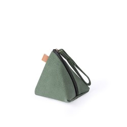 Porte Monnaie Éco-responsable Cadeau d'Entreprise Idéal - Zarynix Matières : toile Couleurs : kaki 2
