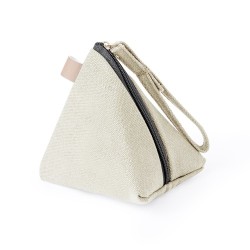 Porte Monnaie Éco-responsable Cadeau d'Entreprise Idéal - Zarynix Matières : toile Couleurs : vert goodies personnalisé en stock