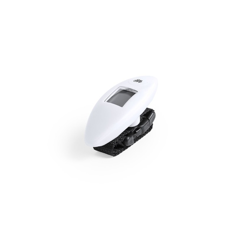 Pèse-bagages pratique et personnalisé  Blanax - Accessoire de voyage pas cher Couleurs : blanc marquage laser ultra précis