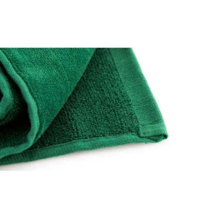 Serviette de golf personnalisée et unique pour entreprise Tarkyl Matières : coton Couleurs : vert foncé cadeau entreprise pas ch