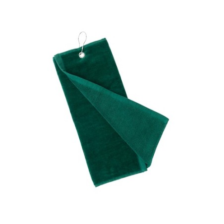 Serviette de golf personnalisée et unique pour entreprise Tarkyl Matières : coton Couleurs : noir livraison express 24h 48h