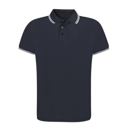 Polo personnalisé pas cher idéal pour vous - Tecnic Zawak Matières : polyester Taille textile : XXL Couleurs : bleu marine marqu
