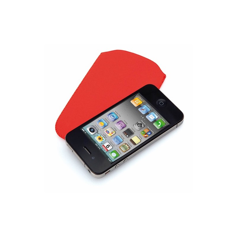 Housse personnalisable pour smartphone - Étui Momo Matières : microfibre Couleurs : noir cadeau collaborateur premium