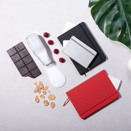 Bloc Notes Éco-Cuir Personnalisé pour Entreprises - Kine Matières : PU Couleurs : pistache marquage laser ultra précis