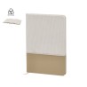 Bloc Notes Personnalisé Économique Mitek Matières : polyester Couleurs : bleu marine marquage laser ultra précis