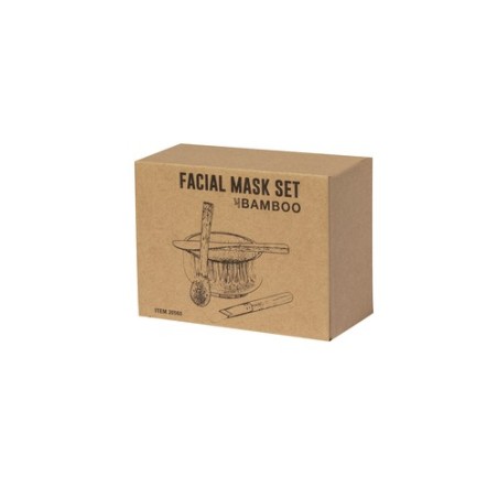 Set de Masques Faciaux Éco-responsables Personnalisés - Iringu Matières : bambou marquage laser ultra précis