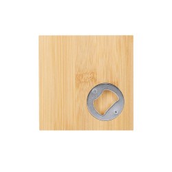 Sous-Verre Éco-responsable Ouvre Bouteille Pratique Lestral Matières : bambou 2