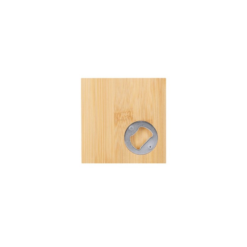 Sous-Verre Éco-responsable Ouvre Bouteille Pratique Lestral Matières : bambou personnalisable avec votre logo
