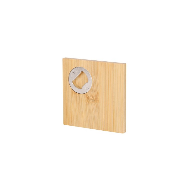 Sous-Verre Éco-responsable Ouvre Bouteille Pratique Lestral Matières : bambou impression haute définition