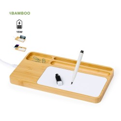 Chargeur Éco-responsable Multifonction Organiseur Lautrec Matières : bambou