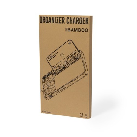 Chargeur Éco-responsable Multifonction Organiseur Lautrec Matières : bambou livraison express 24h 48h