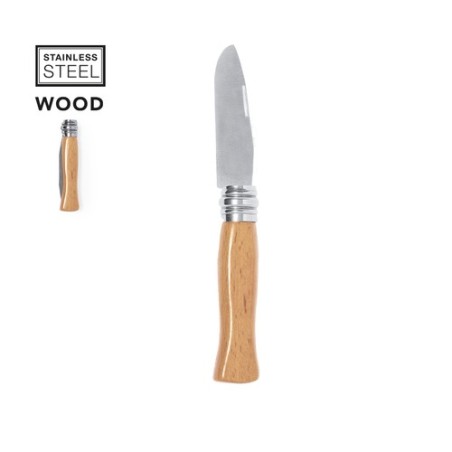 Couteau de Poche Personnalisé en Acier Inox pas cher - Canif Terral Matières : bois