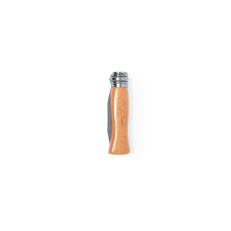 Couteau de Poche Personnalisé en Acier Inox pas cher - Canif Terral Matières : bois goodies publicitaire événementiel