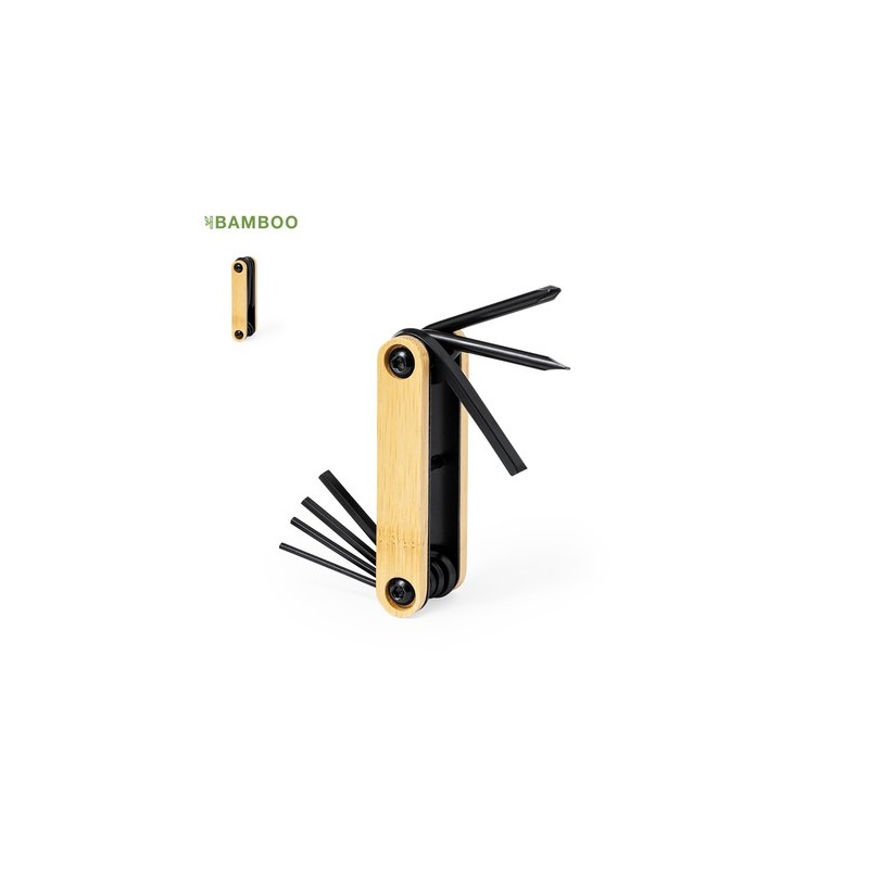 Outil de Poche Multifonction Personnalisé Ruselton Matières : bambou