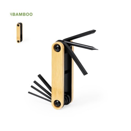 Outil de Poche Multifonction Personnalisé Ruselton Matières : bambou