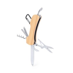 Canif Éco-responsable Multi-Usages Personnalisé Kasuki Matières : bambou impression haute définition