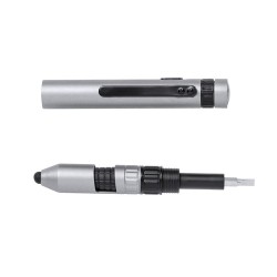 Stylo Multifonction Personnalisé Pratique Innovant Posdan Couleurs : argenté