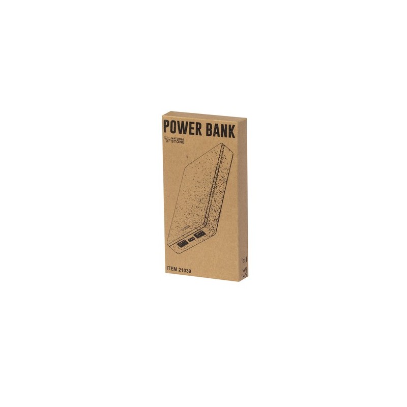 Power Bank Éco-responsable 5000 mAh Personnalisée pas cher Noiman Matières : ABS Couleurs : blanc objet promotionnel éco-respons