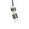 Port USB Éco-responsable Personnalisé High-Tech pas cher - Nylox Matières : coton recyclé Couleurs : marron impression haute déf