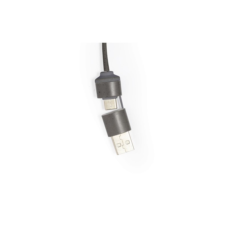 Port USB Éco-responsable Personnalisé High-Tech pas cher - Nylox Matières : coton recyclé Couleurs : marron livraison express 24