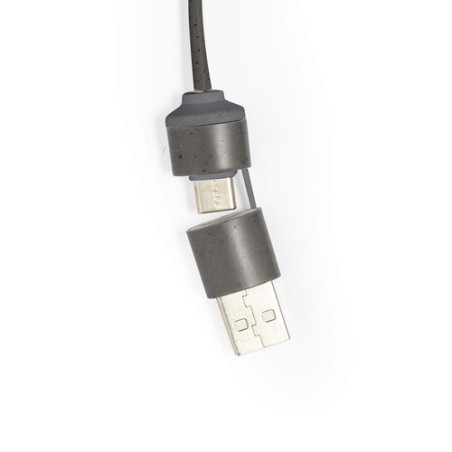 Port USB Éco-responsable Personnalisé High-Tech pas cher - Nylox Matières : coton recyclé Couleurs : marron livraison express 24