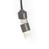 Port USB Éco-responsable Personnalisé High-Tech pas cher - Nylox Matières : coton recyclé Couleurs : marron livraison express 24