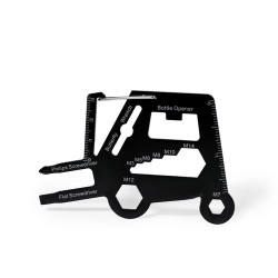 Outils Personnalisés de Poche Multi Telep Matières : acier inoxydable Couleurs : noir 2