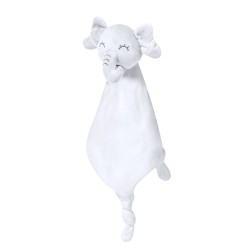 Doudou Élégant et Sûr Personnalisé pour Bébé Marlin pas cher Matières : polyester Couleurs : blanc cadeau entreprise pas cher