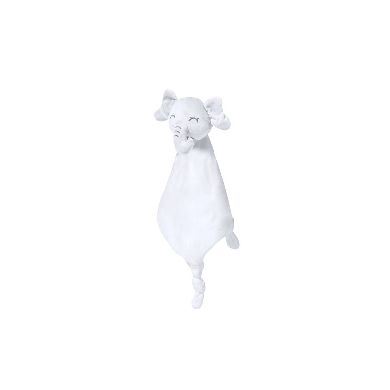 Doudou Élégant et Sûr Personnalisé pour Bébé Marlin pas cher Matières : polyester Couleurs : blanc cadeau entreprise pas cher