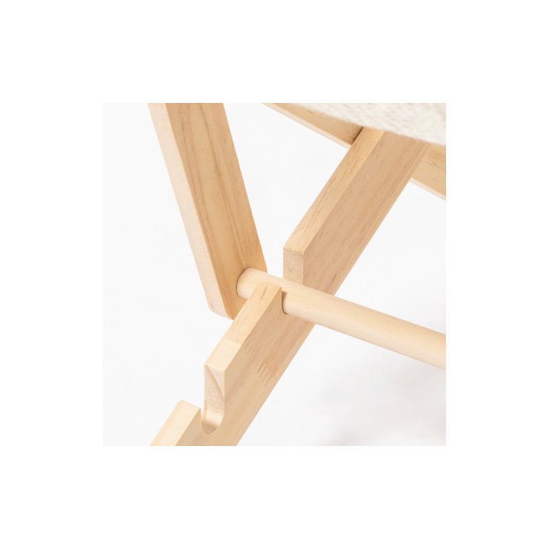 Chaise Éco-responsable et Élégante pour Animaux de Compagnie pas cher Diny Matières : bois Couleurs : naturel marquage laser ult