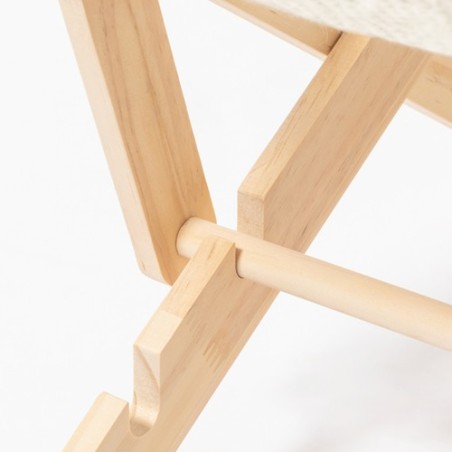 Chaise Éco-responsable et Élégante pour Animaux de Compagnie pas cher Diny Matières : bois Couleurs : naturel marquage laser ult