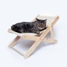 Chaise Éco-responsable et Élégante pour Animaux de Compagnie pas cher Diny Matières : bois Couleurs : naturel livraison express 