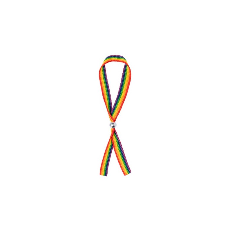 Bracelet Personnalisé Événementiel Jabisk Matières : polyester Couleurs : rainbow