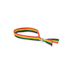 Bracelet Personnalisé Événementiel Jabisk Matières : polyester Couleurs : rainbow 2
