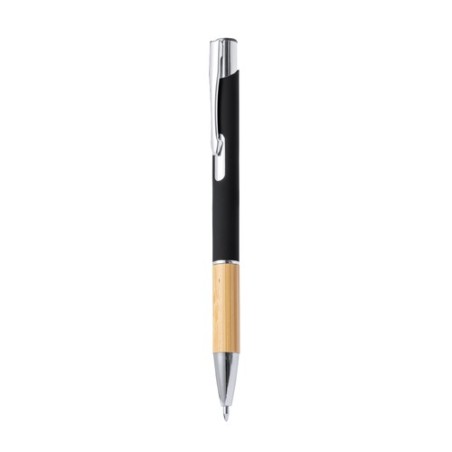 Stylo Éco-responsable Personnalisé d'Entreprise - Kolka Matières : bambou Couleurs : noir