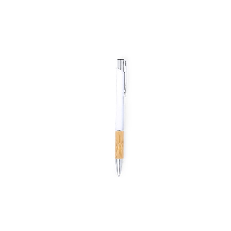 Stylo Éco-responsable Personnalisé d'Entreprise - Kolka Matières : bambou Couleurs : noir marquage laser ultra précis